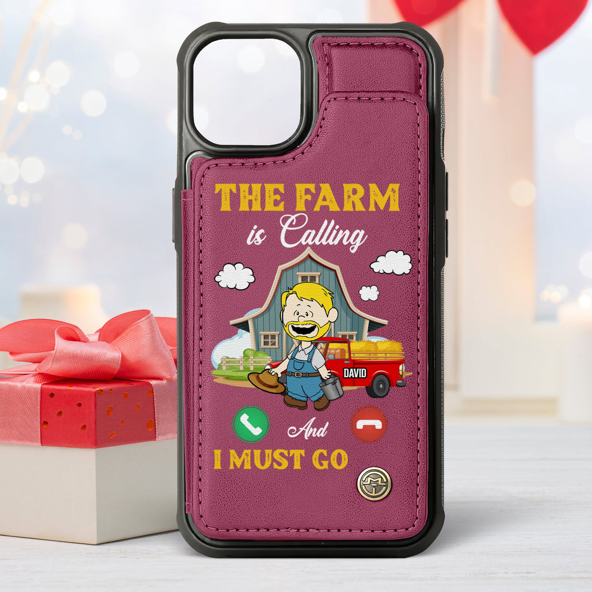 Personalized Gifts For Farmers Leather Flip Wallet Phone Case 04ohtn210225hg-Homacus