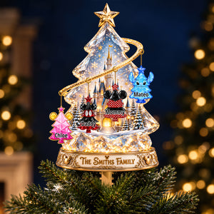 Whimsical Family Tree Topper, Personalized Magical Christmas Gifts 01ohdt070926-Homacus