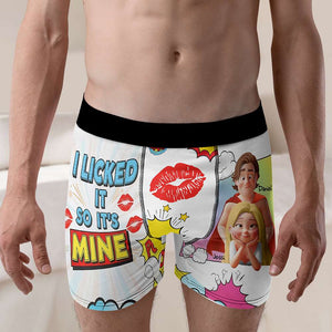 Spicy Couple Men's Boxers - Personalized Gifts For Him 04TGLU240625-Homacus