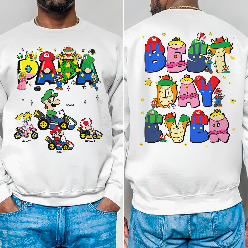 Best Day Ever Dad Shirt - Personalized Gifts For Dad 04HUPU280325-Homacus