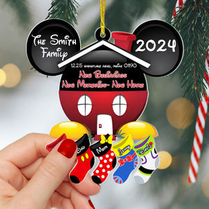 Personalized Gifts For Family Christmas Ornament 04xqtn301024 New Beginnings New Memories New Home-Homacus