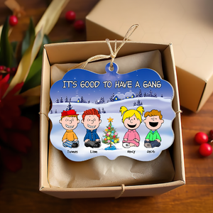 Personalized Gifts For Best Friends Christmas Ornament 01topu111124 Friend Gang-Homacus