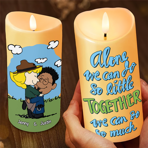 Personalized Gifts For Couple Led Candle, Together We Can Do So Much 05tgpu150125hg-Homacus