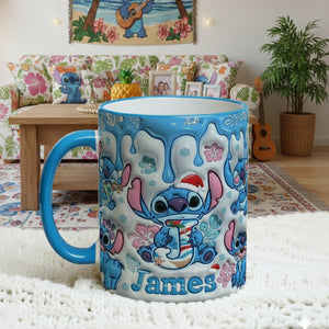 Tropical Christmas Coffee Mug Personalized Gifts 08TGLU241125-Homacus