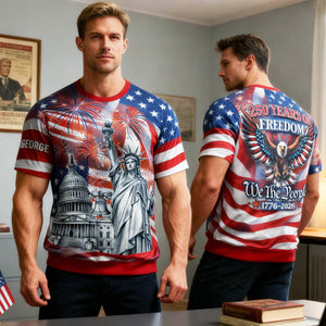 250th America Anniversary 3D Shirt - Personalized Gifts For Patriots 04hulu280126-Homacus