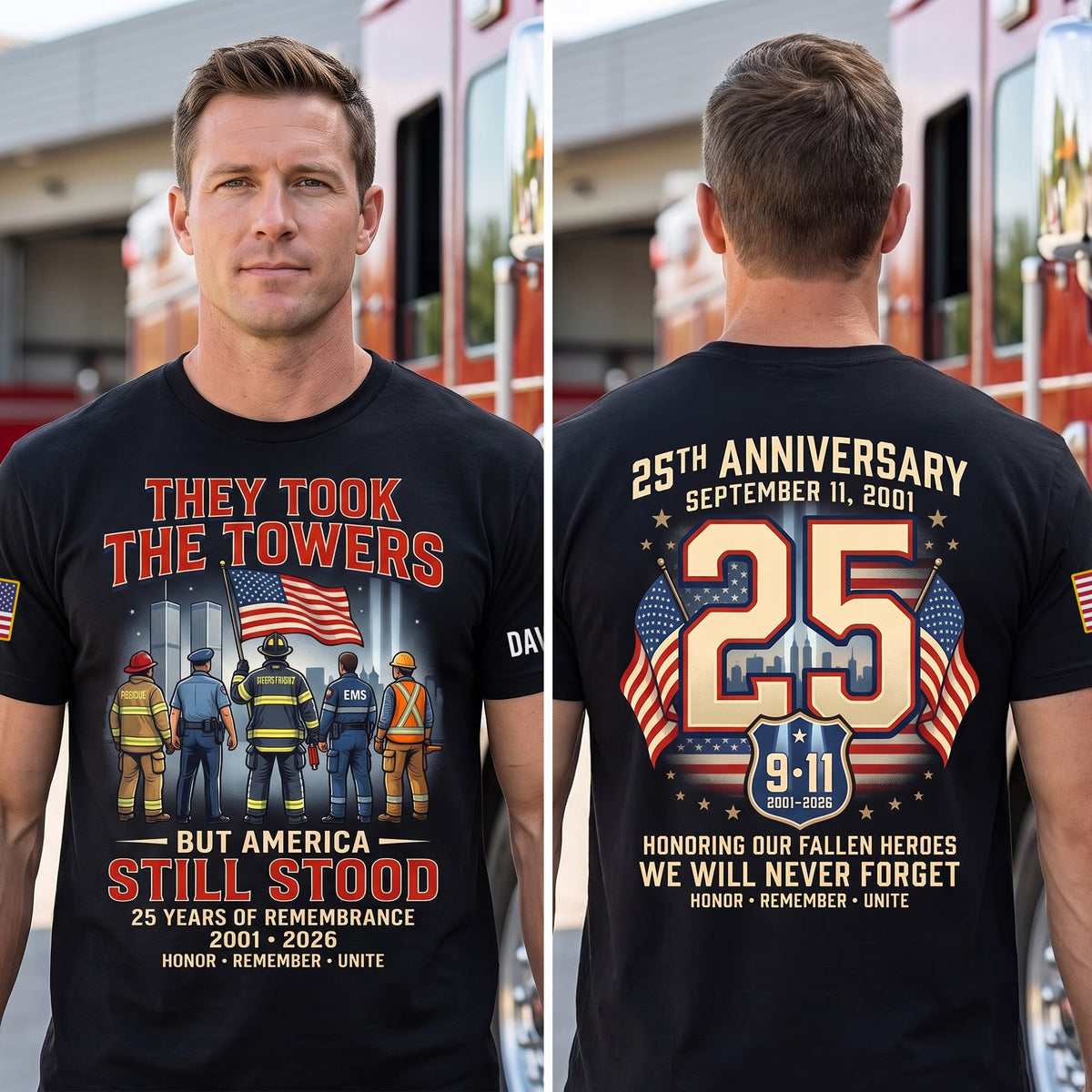 25 Years Of Remembrance Shirt - Personalized Memorial Gifts 07TYQN300726-Homacus