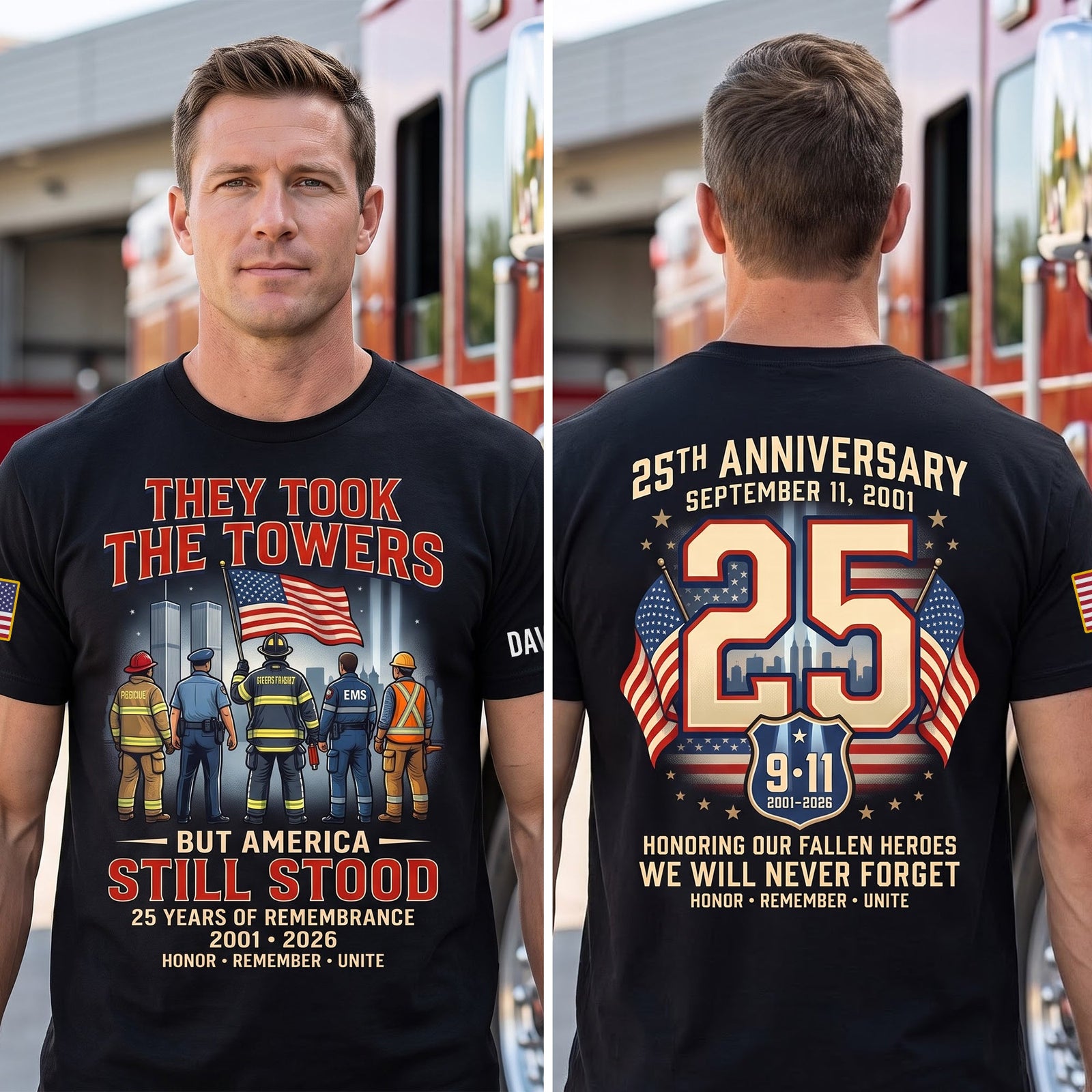 25 Years Of Remembrance Shirt - Personalized Memorial Gifts 07TYQN300726-Homacus