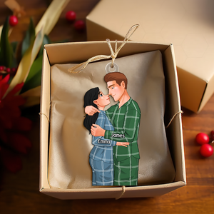 Personalized Gifts For Couple Christmas Ornament 02ACPU111124DA-Homacus