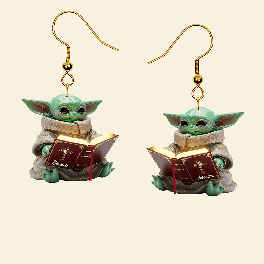 Baby Alien Acrylic Earrings – Personalized Gifts For Christians 03naqn090725-Homacus