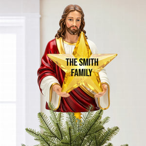 Holiday Acrylic Christmas Tree Topper – Personalized Gifts For Christians 04pgqn151125-Homacus