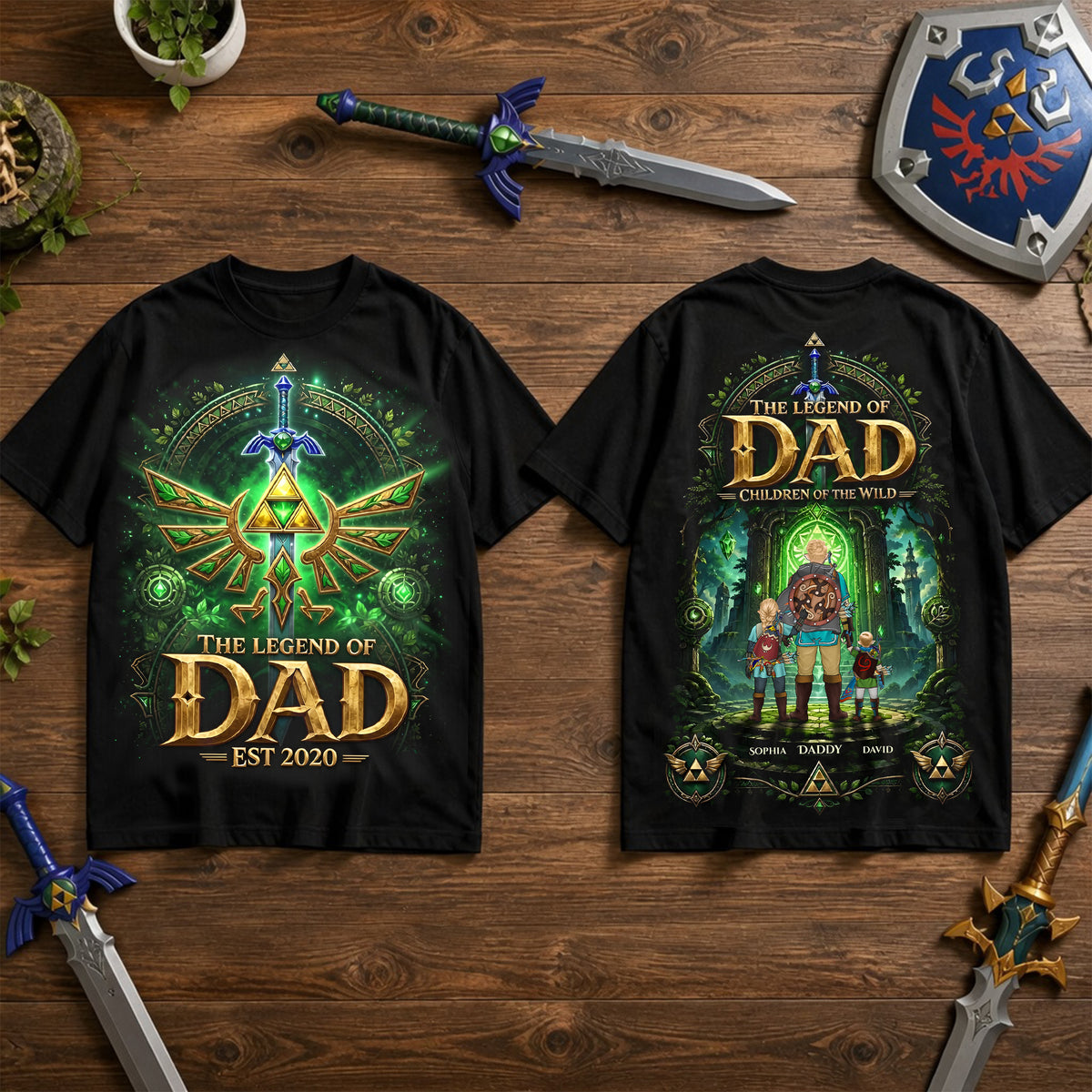 Legendary Adventure Dad Shirt - Personalized Gifts For Dads 03tylu050526-Homacus