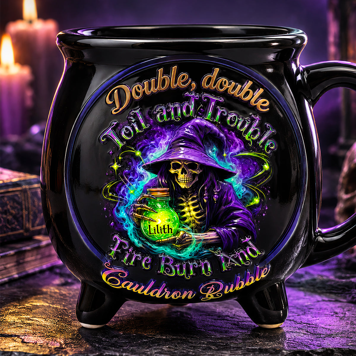 Witchy Spell Cauldron Mug, Personalized Gifts For Witch Lovers 01qhdt200826-Homacus