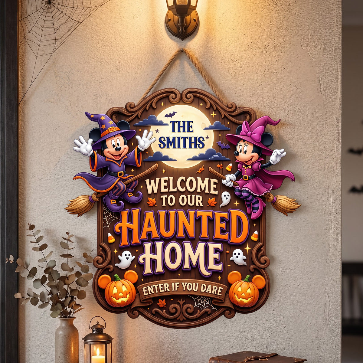Enter If You Dare Acrylic Sign - Personalized Spooky Gifts For Family 01toqn310726-Homacus