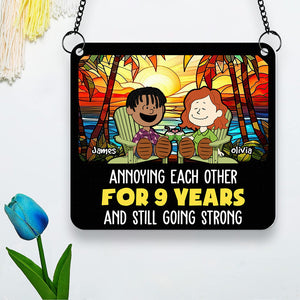 Personalized Gifts For Couple Lover Suncatcher Beach Summer 01XQDT110125PA-Homacus