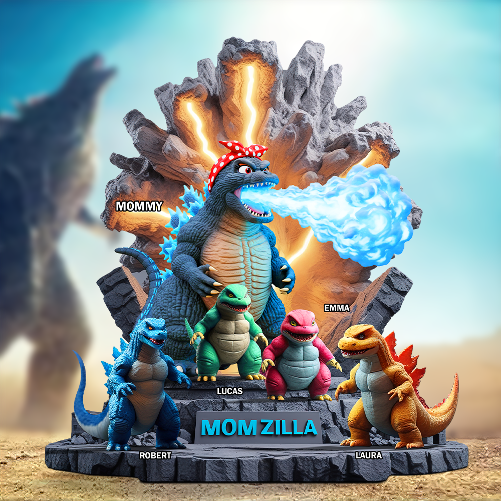 Power Mom Acrylic Plaque - Personalized Christmas Gifts For Mom 02QHPU150425-Homacus