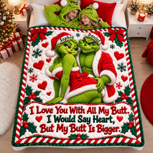 Playful Touch Couple Blanket - Personalized Gift For Couples 07OHLU021026