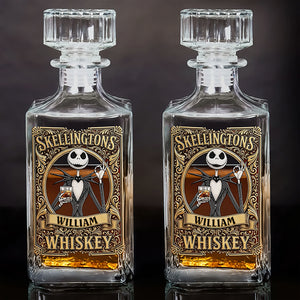 Creepy Cool Whiskey Decanter Set - Personalized Gifts For Him 02PAQN200825-Homacus