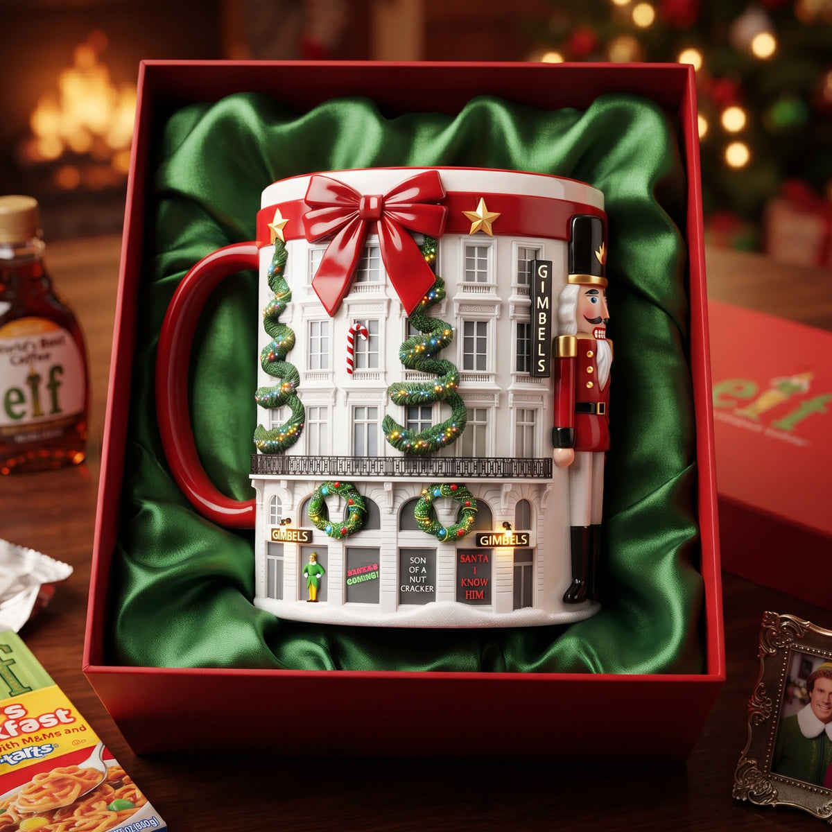 Nutcracker Department Store Accent Mug - Personalized Christmas Gifts 03hulu210826-Homacus