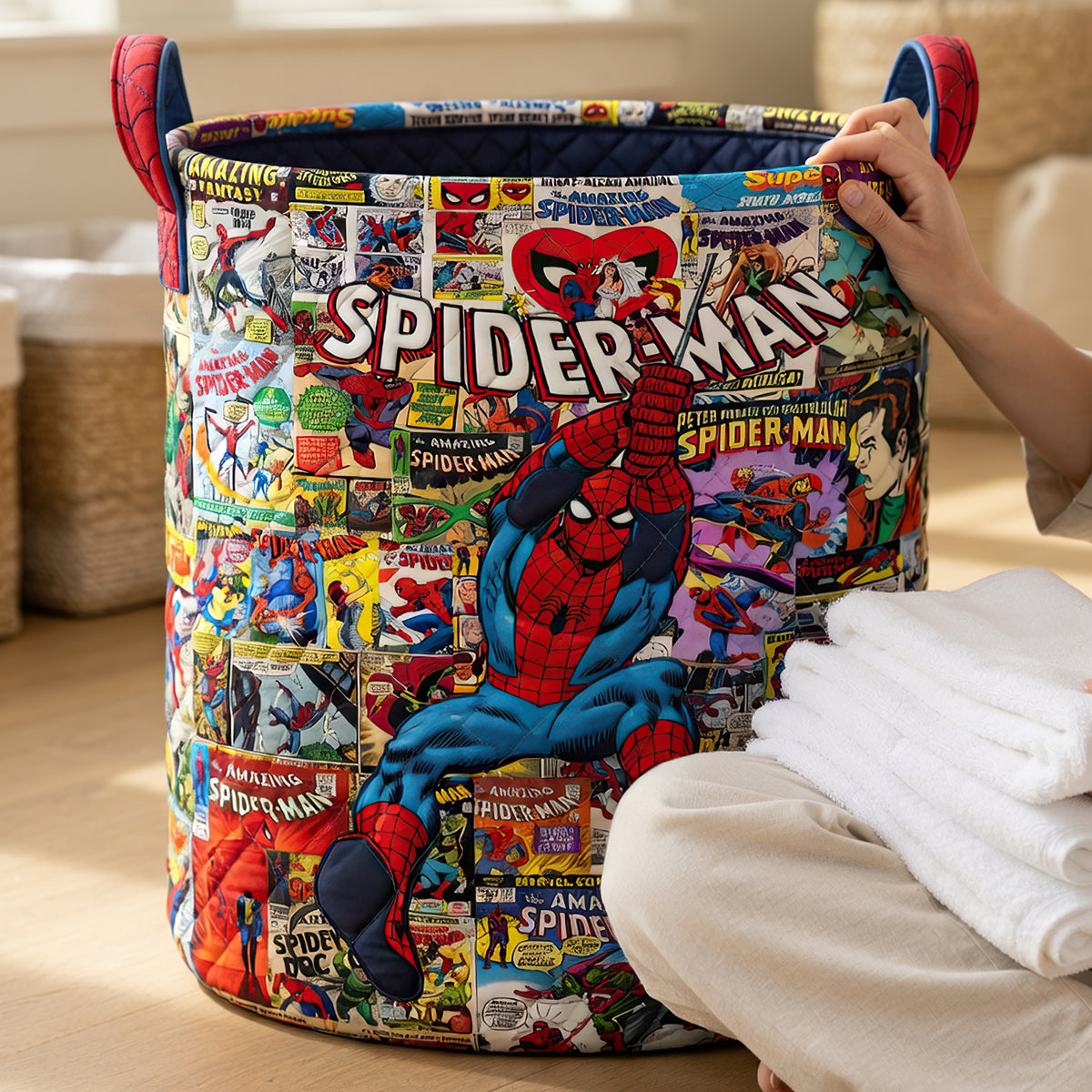 Action Hero Laundry Basket - Personalized Gift For Kids 06NADT290726