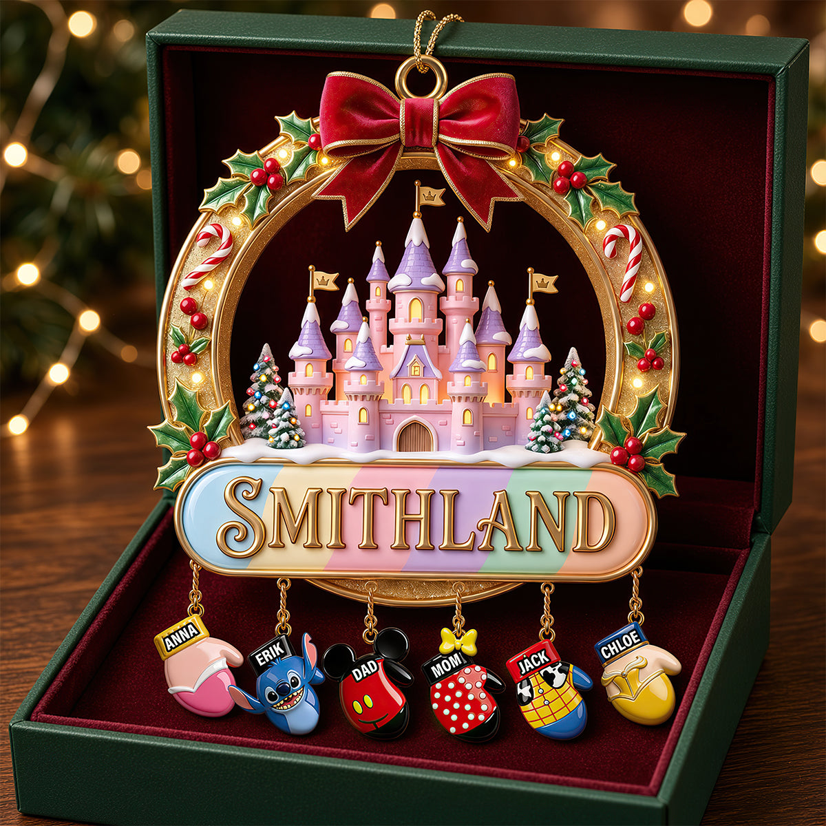 Gloves Family Christmas Ornament - Personalized Gifts For Family 01nadt080926
