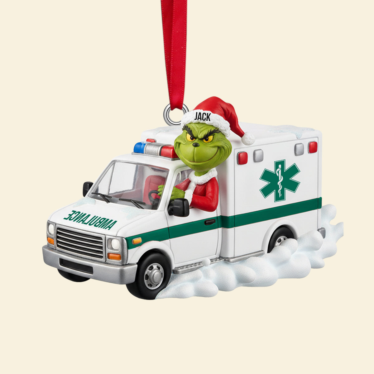 Badass Paramedic Christmas Ornament, Personalized Gifts For Paramedic 01qhtn130925-Homacus
