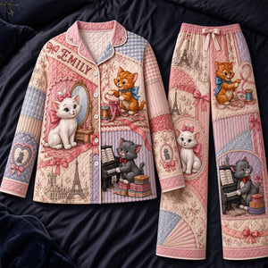Adorable Cat Pajama Set - Personalized Gifts For Her 05hadt040926-Homacus