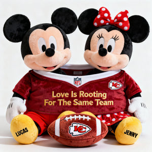 Couple American Football Custom Shape Pillow - Personalized Gifts For Couple 05natn191225-Homacus