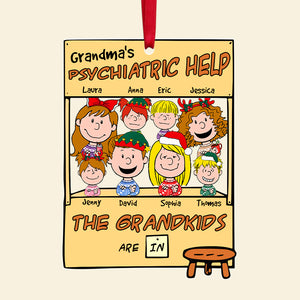 Personalized Gifts For Grandma Christmas Grandkids Ornament 05KADT201124HG-Homacus