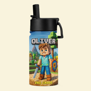 Pixel Adventure Custom Photo Gifts For Kid Tumbler 02natn260725-Homacus