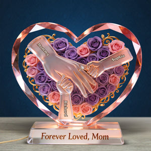 Hand Of Love Acrylic Light Box - Personalized Gifts For Mother's Day 02NAQN150426-Homacus