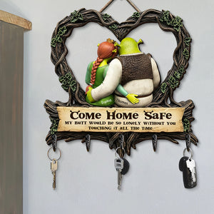 Naughty Green Couple Key Hanger Personalized Gifts For Couple 02QHQN220525-Homacus