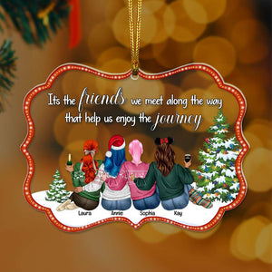 Personalized Gifts For Friends Ornament Christmas 02XQLU300924TM-Homacus