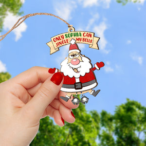 Personalized Gifts For Christmas Ornament Naughty Santa 06ACQN180924-Homacus