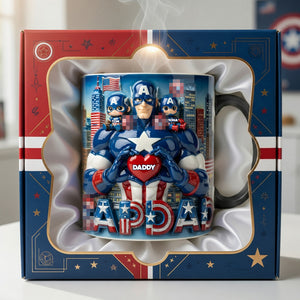 Shadow Hero Dad Magic Coffee Mug - Personalized Gifts For Dads 04OHLU160426-Homacus