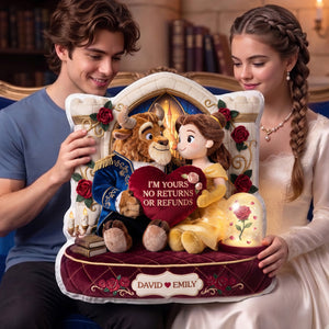 I'm Yours, No Returns Or Refunds Custom Shaped Pillow - Personalized Gift For Couples 03tylu290726