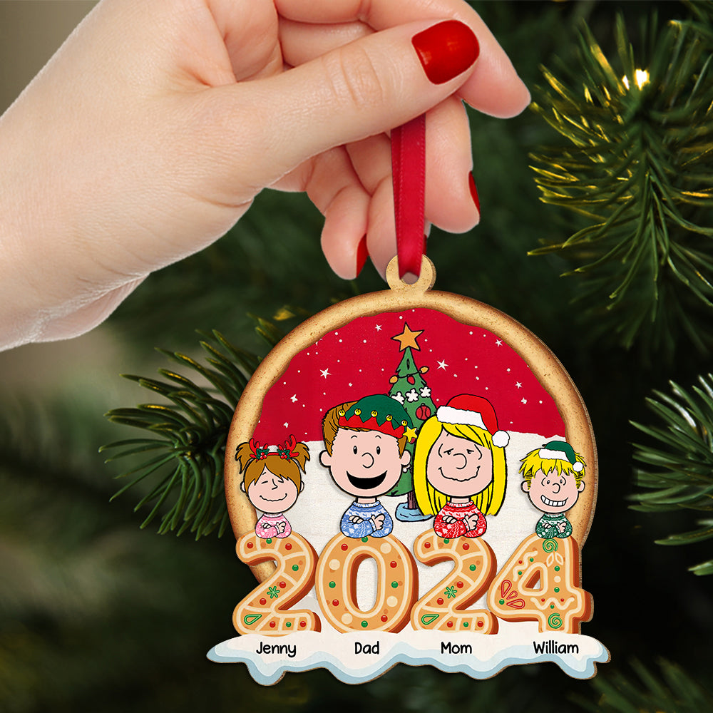 Personalized Gifts For Family Ornament Christmas Cookies 01XQDT041124HG-Homacus