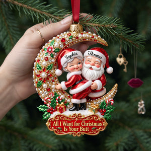 Naughty Couple Acrylic Ornament - Personalized Gifts For Couple 01pglu201026-Homacus