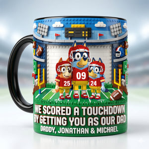 Sport Lover Puppy Kids Magic Ceramic Coffee Mug - Personalized Gifts For Father's Day Magic Mug 02HUTN220426-Homacus