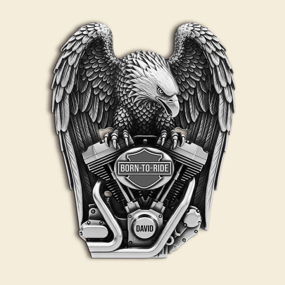 Fierce Motorcycle Engine Metal Sign - Personalized Gifts For Bikers 03qhtn120625-Homacus