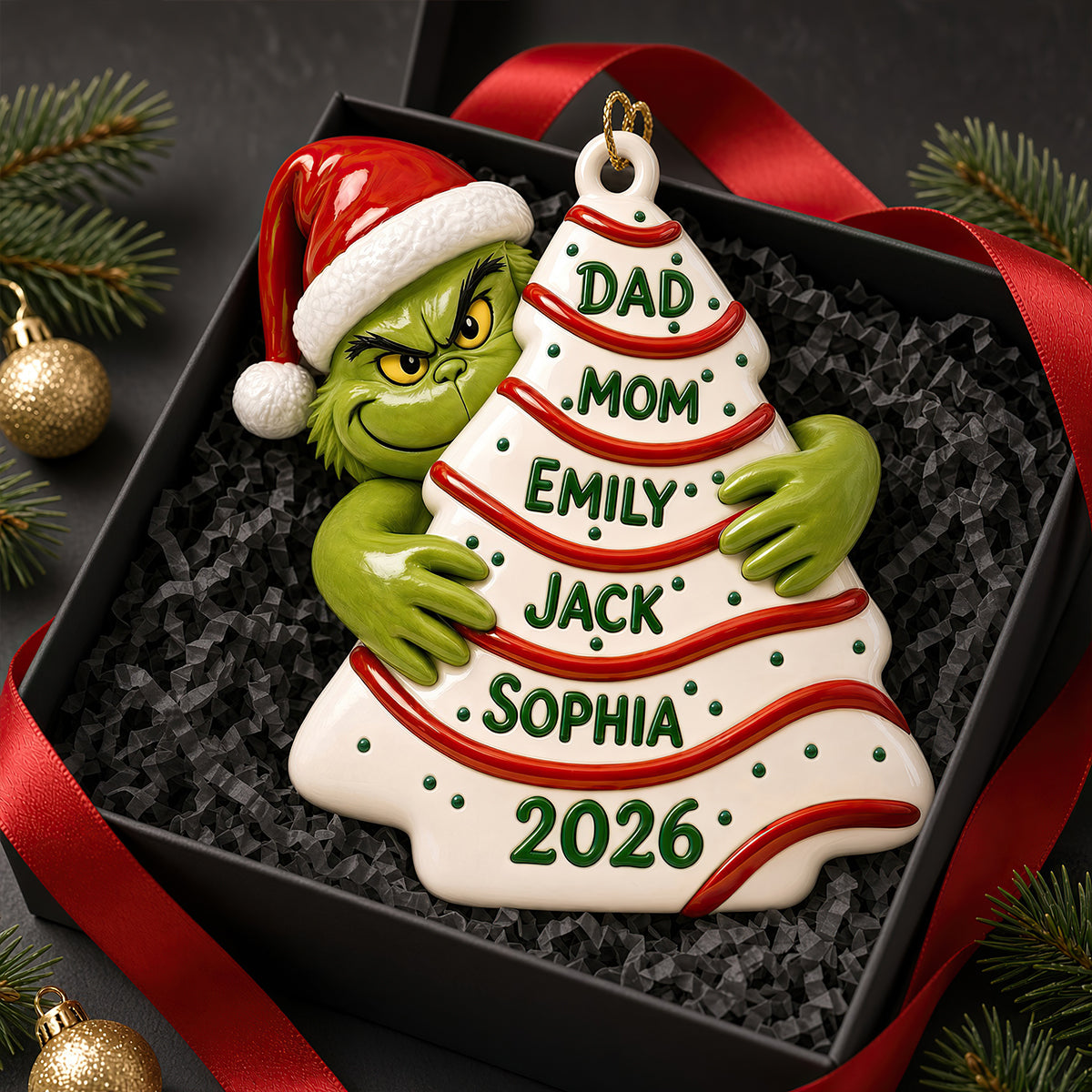 Little Debbie Family Ornament - Personalized Christmas Gifts For Family 04nadt050926