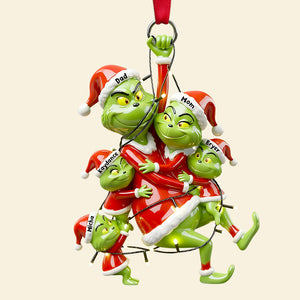 Fun Playing Family Hanging Ornament - Personalized Gifts For Family 03QHDT061025-Homacus