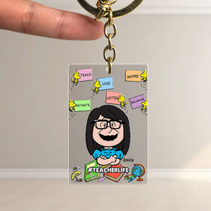 Personalized Gifts For Teacher Keychain 03TOMH060724HH-Homacus