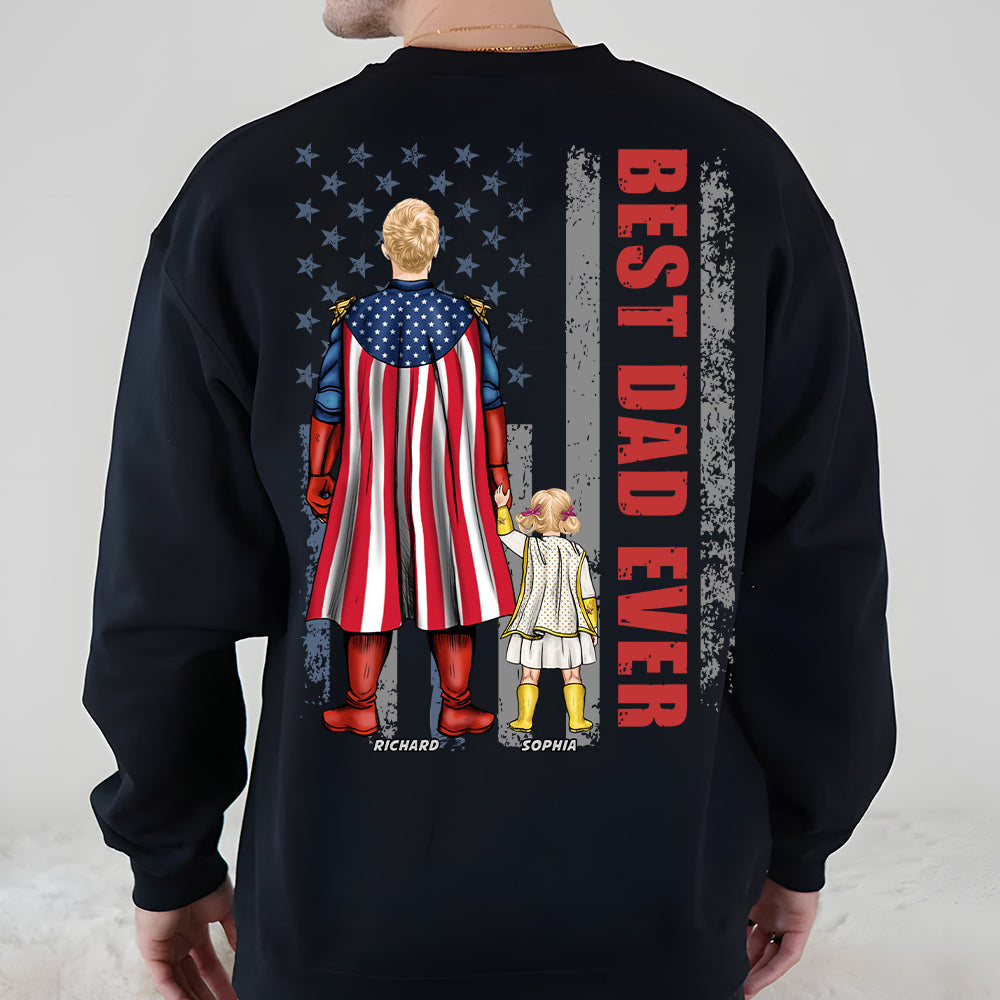 Personalized Gifts For Dad Shirt 02acqn120424hg Best Dad Ever-Homacus