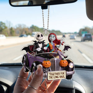 Together For The Long Haul Car Ornament - Personalized Gifts For Couples 06pgtn0608026-Homacus