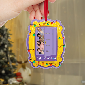 Custom Photo Gift For Friends Christmas Acrylic Ornament 01OHPU270924-Homacus