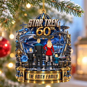 Sci-fi Theme Christmas Ornament - Personalized Gifts For Family 01OHQN230926-Homacus