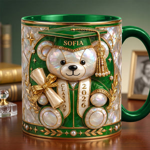 Lovely Bear - Celebrate Graduation Accent Mug - Personalized Gifts For Graduates 04tytn080526-Homacus