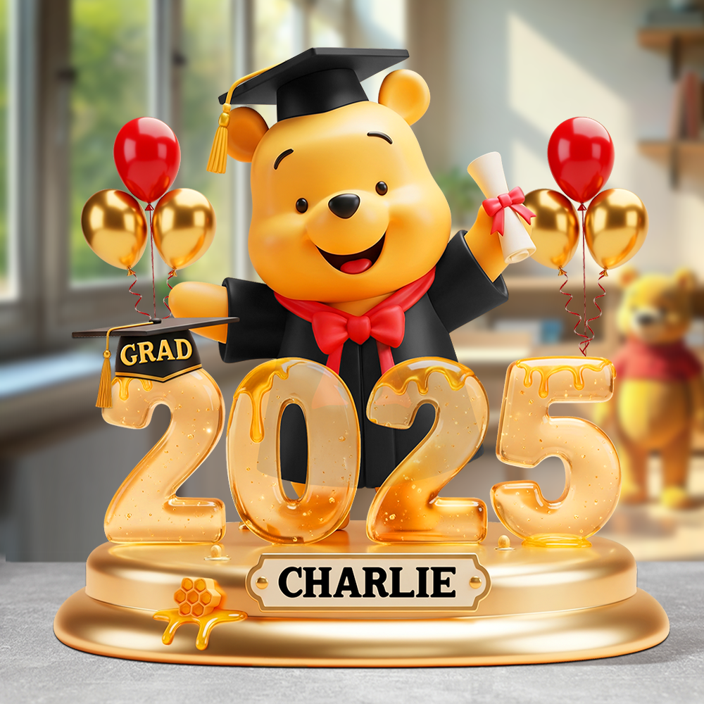 Bear Graduation Plaque - Personalized Gifts For Graduates 04napu220525-Homacus