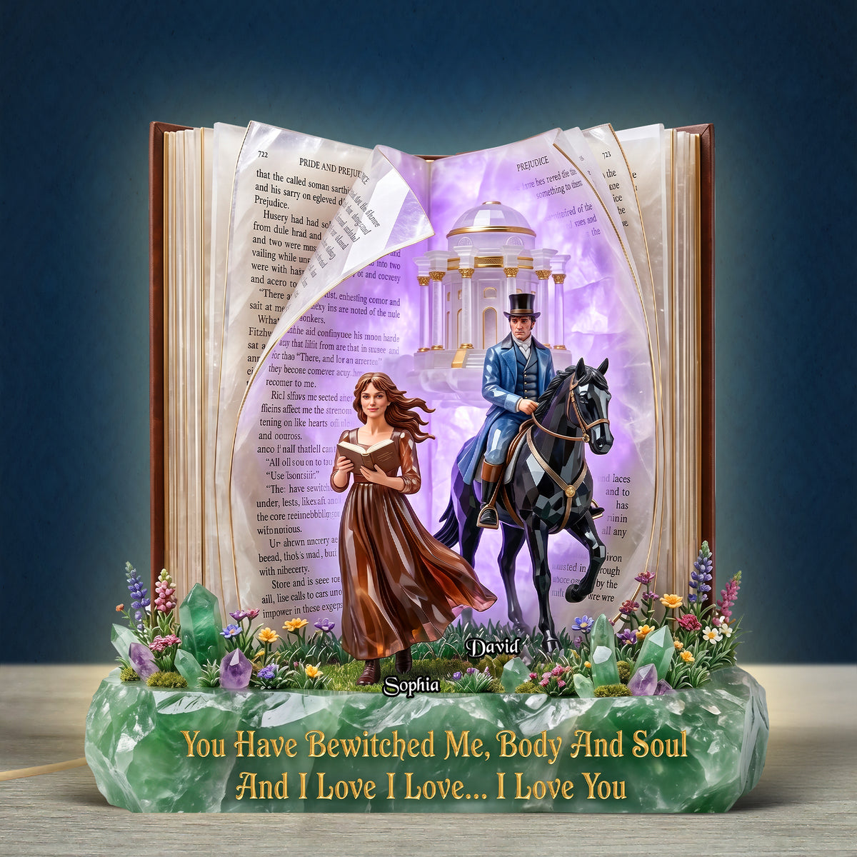 Love Story Acrylic Light Box - Personalized Gifts For Couple 05huqn230626
