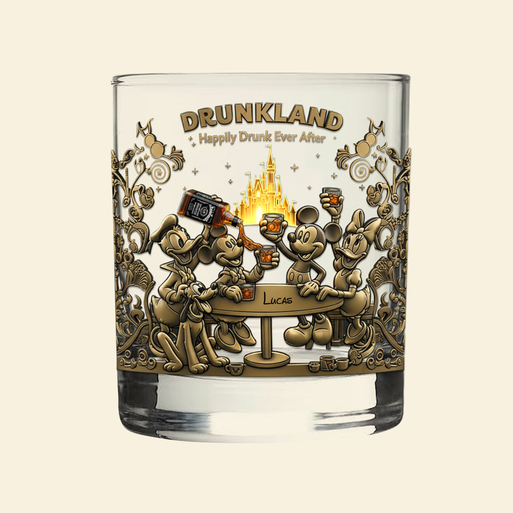 Drunkland Glass Mug - Personalized Gifts For Fans 02OHTN060925-Homacus